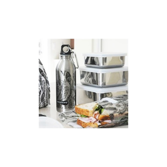 Gourde inox 500ml - Fleurs des champs - U Konserve