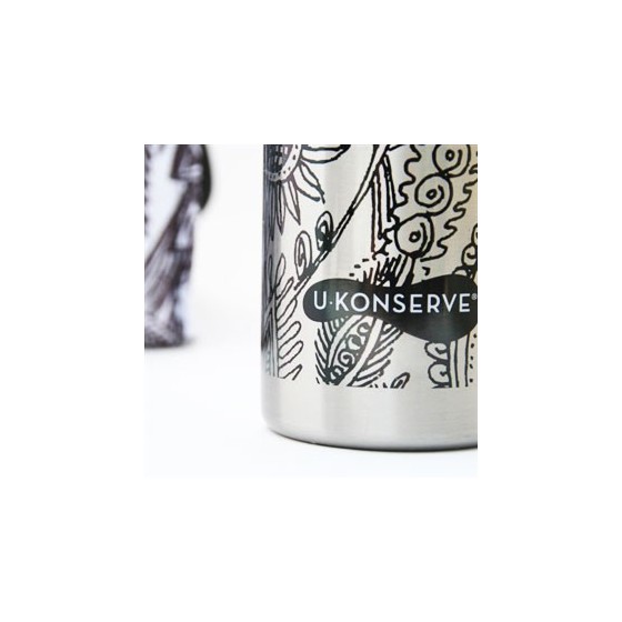 Gourde inox 500ml - Fleurs des champs - U Konserve