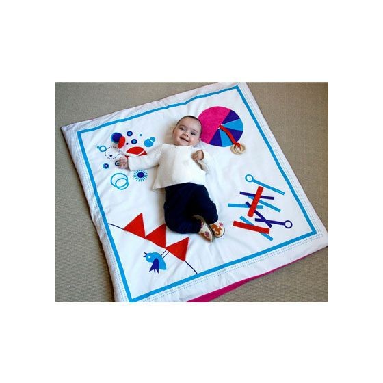 Tapis de jeu Bébé - FRAMBOISE - DEUZ