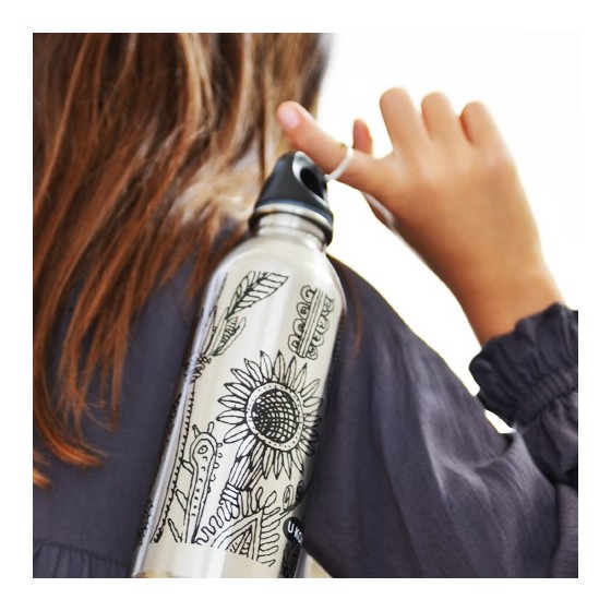 Gourde inox 500ml - Fleurs des champs - U Konserve
