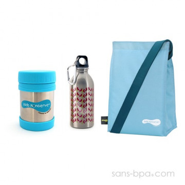 Ensemble 3 pièces Ciel / Papillons - Kids Konserve