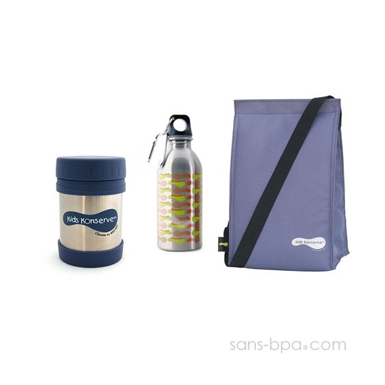 Ensemble 3 pièces Océan / Chenilles - Kids Konserve