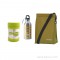 Ensemble 3 pièces Kiwi / Chenilles - Kids Konserve