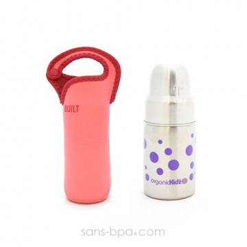 Biberon GL 270 Lavande & sa housse Pink