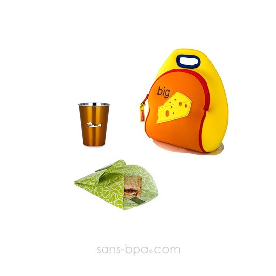 Ensemble 3 pièces sac Fromage