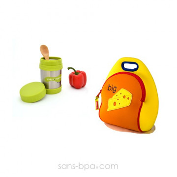 Ensemble isotherme 2 pièces sac fromage