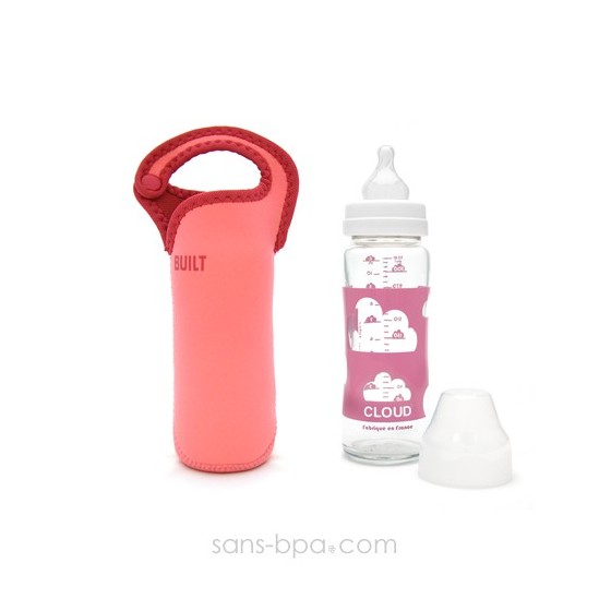 Biberon Charlotte & sa housse 350 Pink