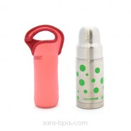 Biberon GL 200 Vert & sa housse Pink