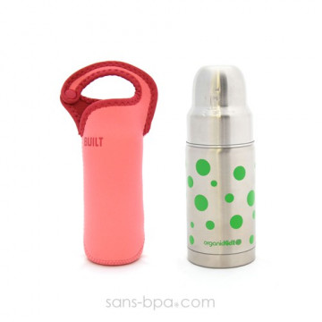 Biberon GL 200 Vert & sa housse Pink