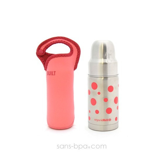 Biberon GL 200 Rose & sa housse Pink