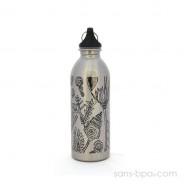 Gourde inox 500ml - Fleurs des champs - U Konserve