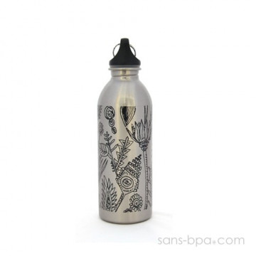 Gourde inox 500ml - Fleurs des champs - U Konserve 2