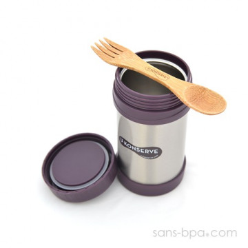 Boite à repas isotherme Aubergine - U Konserve 2