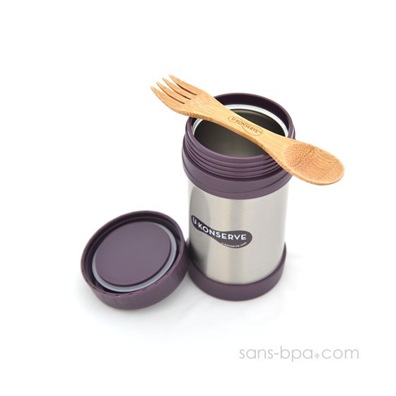 Boite à repas isotherme Aubergine - U Konserve
