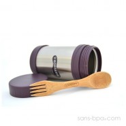 Boite à repas isotherme Aubergine - U Konserve