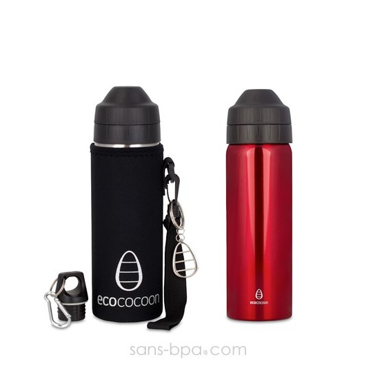 Gourde isotherme & sa housse 2 - Ecococoon