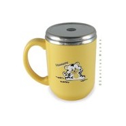 TASSE JAUNE TIGRE INOX de SANCTUS MUNDO