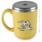 TASSE JAUNE TIGRE INOX de SANCTUS MUNDO
