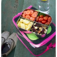 Sac isotherme tissu - Pink