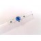 Paille verre Droite Longue Blue Belle - Strawesome