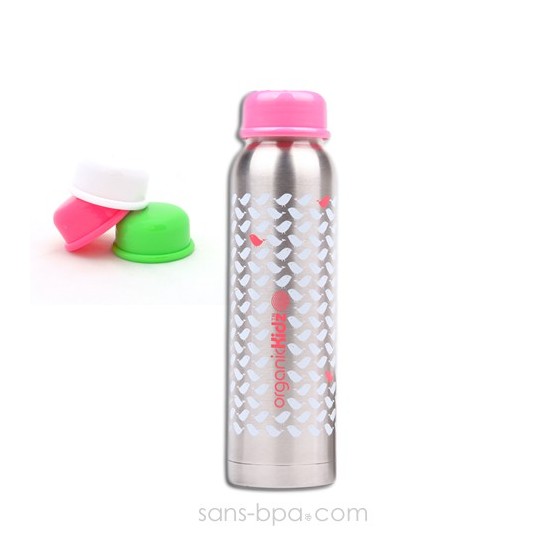 Bouteille isotherme 270 ml - Pois