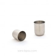 Timbale capuchon inox 6 ml