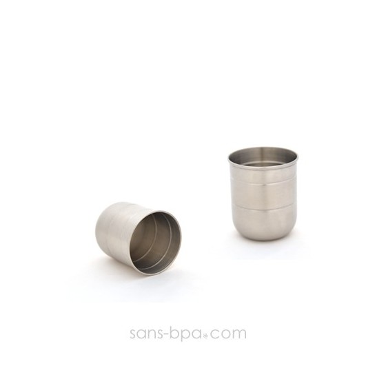 Timbale capuchon inox 6 ml