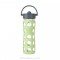 Bouteille verre Straw 470 ml - Vert tendre - LIFEFACTORY