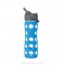 Bouteille verre Straw 470 ml - Vert tendre - LIFEFACTORY