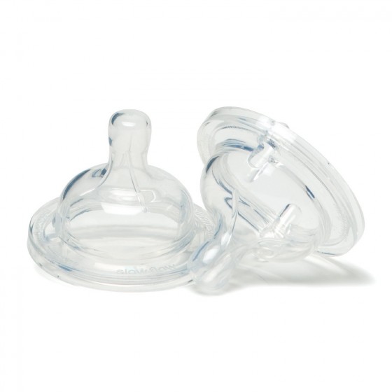 Lot 2 tétines silicone