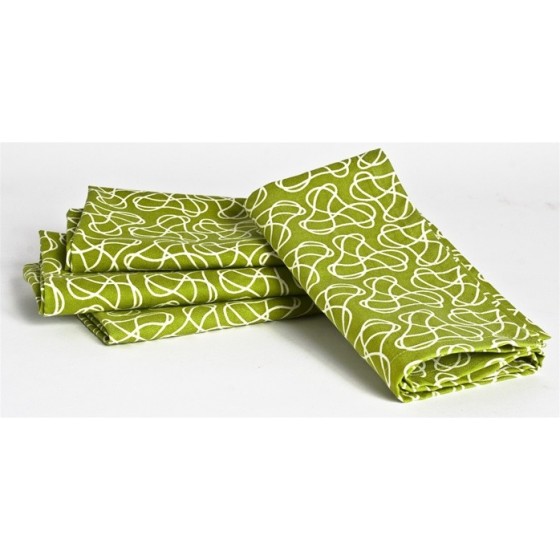 Serviette set de table tout vert KIDS KONSERVE