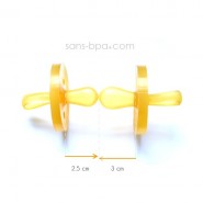 Tétine bébé allaité Caoutchouc 0 - 6 mois GOLDI