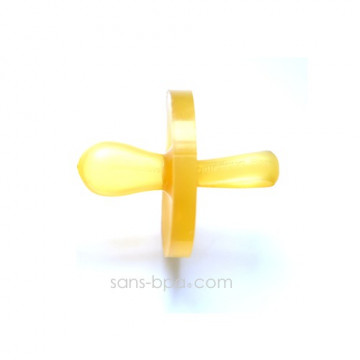 Tétine bébé allaité Caoutchouc 6 MOIS+ GOLDI