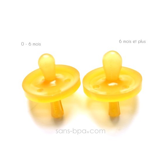 Tétine bébé allaité Caoutchouc  6 MOIS+  GOLDI