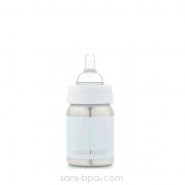 Biberon inox Goulot Large 265 ml - LAVANDE - ORGANIC KIDZ