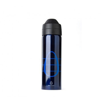 Gourde inox isotherme anti-fuite Cocoon 600 ml - Blue inox - Ecococoon