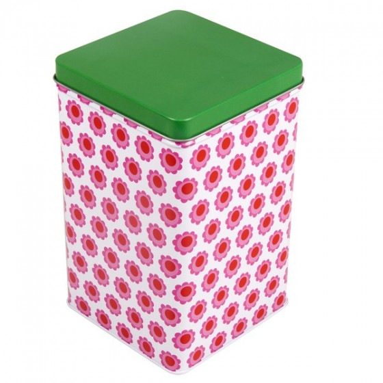 Petite boite métal cube - HIBOU VIOLET - Blafre