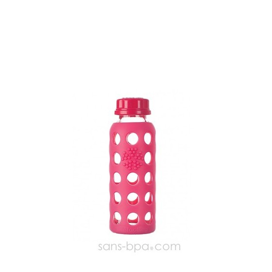 Bouteille en verre 250 ml - FRAMBOISE - LIFEFACTORY