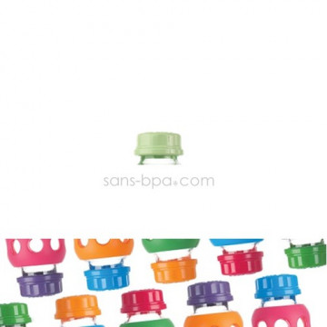 1 capuchon ORANGE pour biberons 120-250 ml - LIFEFACTORY