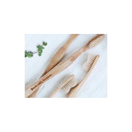 Brosse à dent naturelle Bambou - Brush With Bamboo