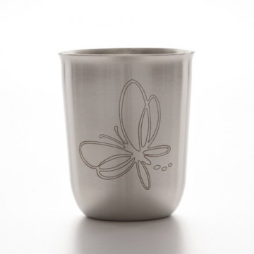 Set vaisselle inox enfant PAPILLON 2