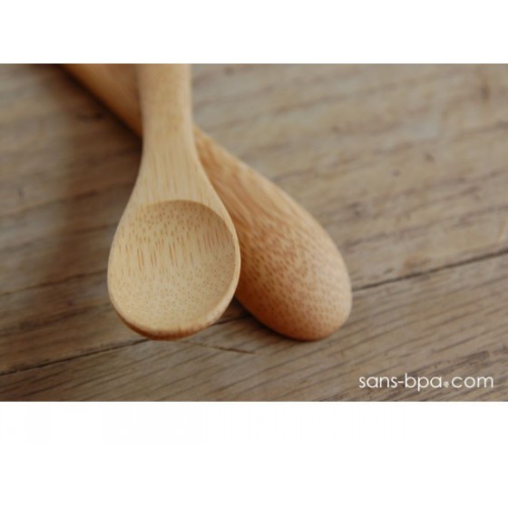 Lot de 2 cuillères bébé en bambou de BAMBU (6m+)