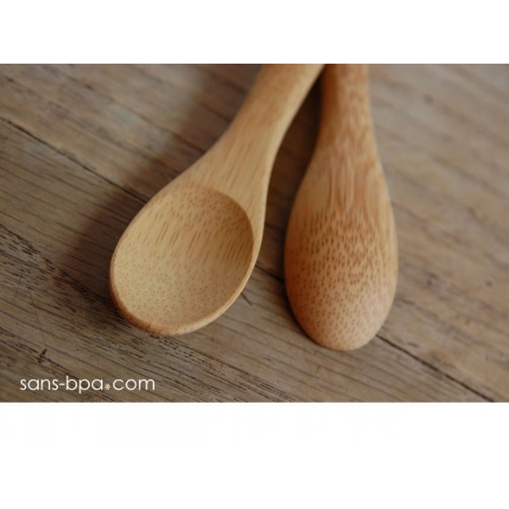 Lot de 2 cuillères bébé en bambou de BAMBU (6m+)