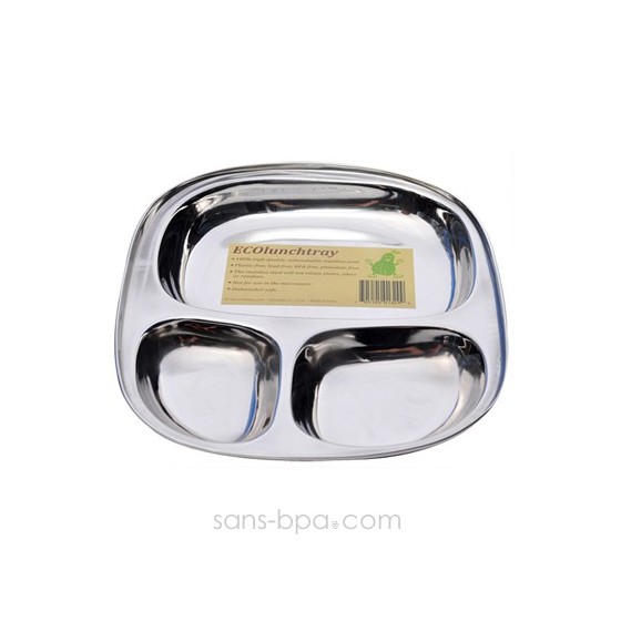 Plateau repas inox RECTANGLE
