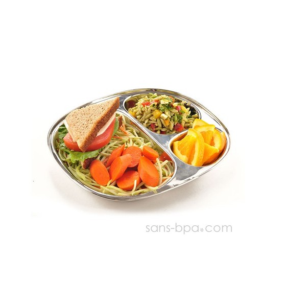 Plateau repas inox RECTANGLE