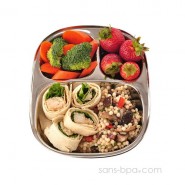 Plateau repas inox Kids