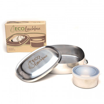 Set inox 2-en-1 ECOLUNCHBOX 2