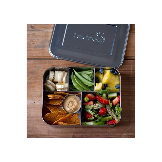 Boite 3 compartiments 100% inox TRIO XL