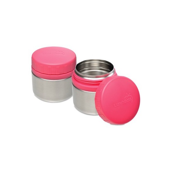 2 Ptits Pots inox ROUGE