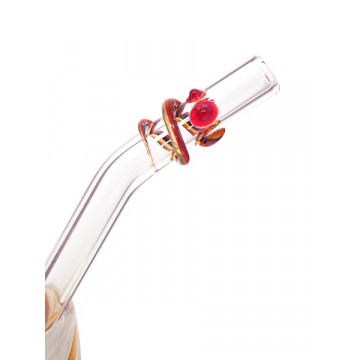 Paille verre Enfant Courbe Courte BOYS vert